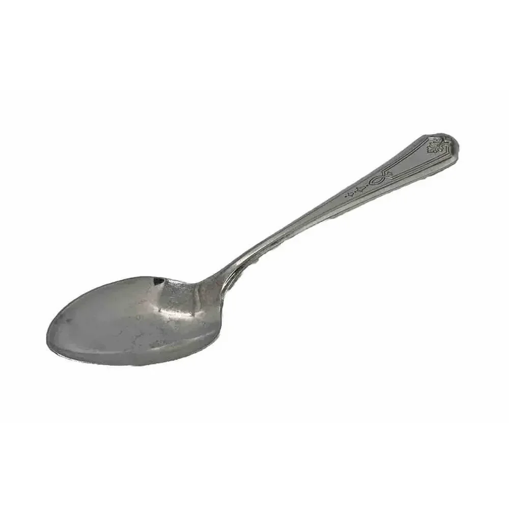 1922 Oneida Community Silver Plate 5 7/8” Teaspoon Beverly Pattern No Monogram